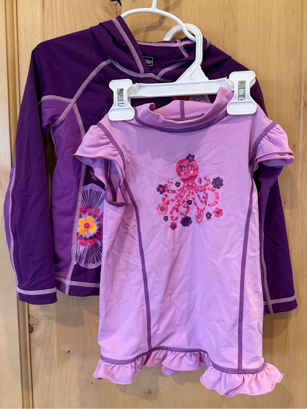 REI Girls' Rash Guard Swim Top Bundle (2)